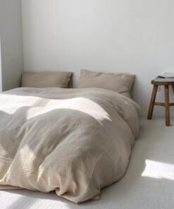 parure de lit en gaze de coton