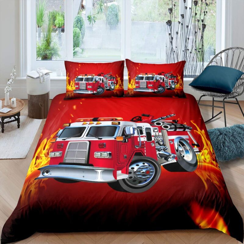 parure de lit pompier 2
